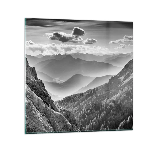 Glasbild - Bild auf glas - Bis zum Horizont - 60x60 cm