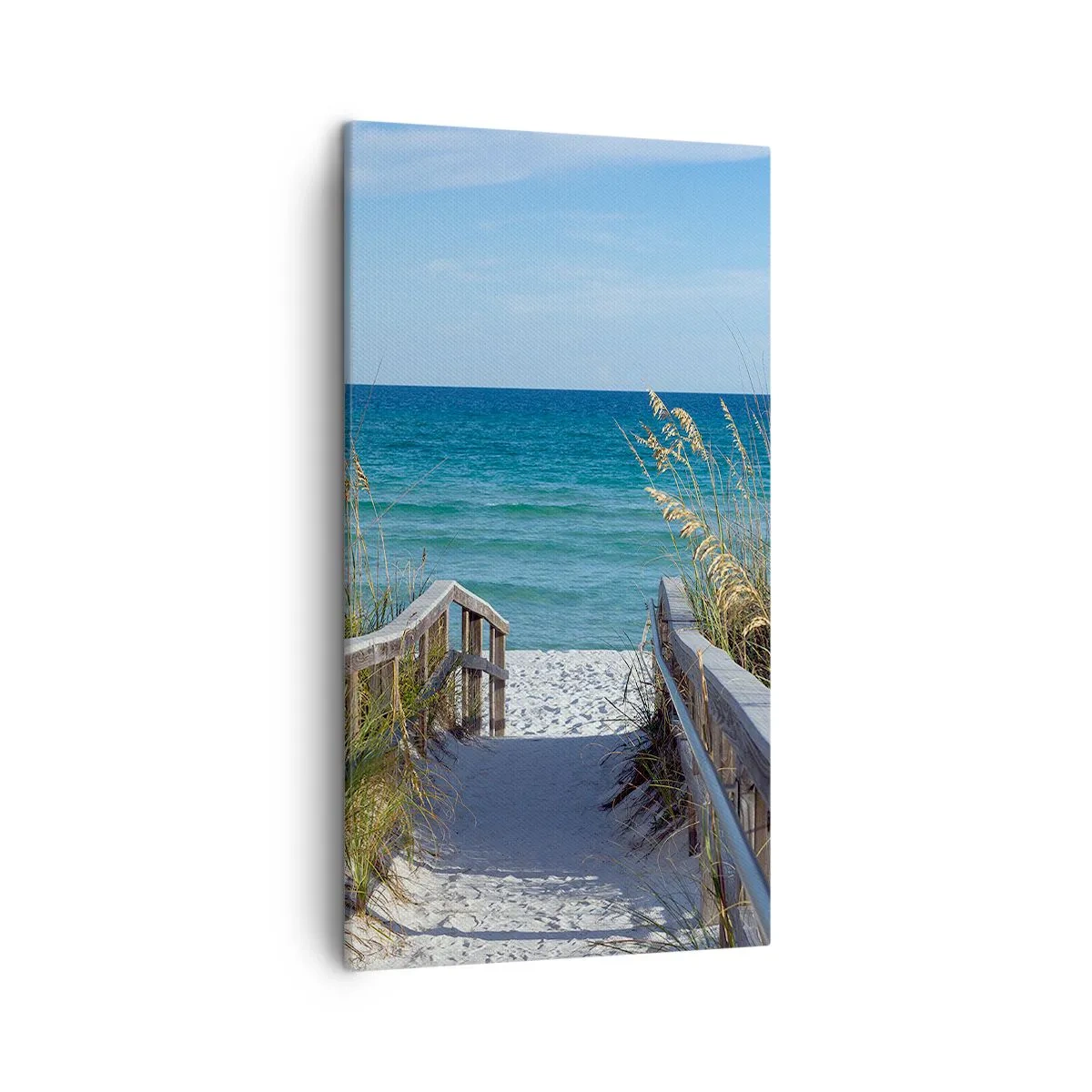 Bild auf Leinwand - Leinwandbild - In der Sonne, im Wind - 45x80 cm