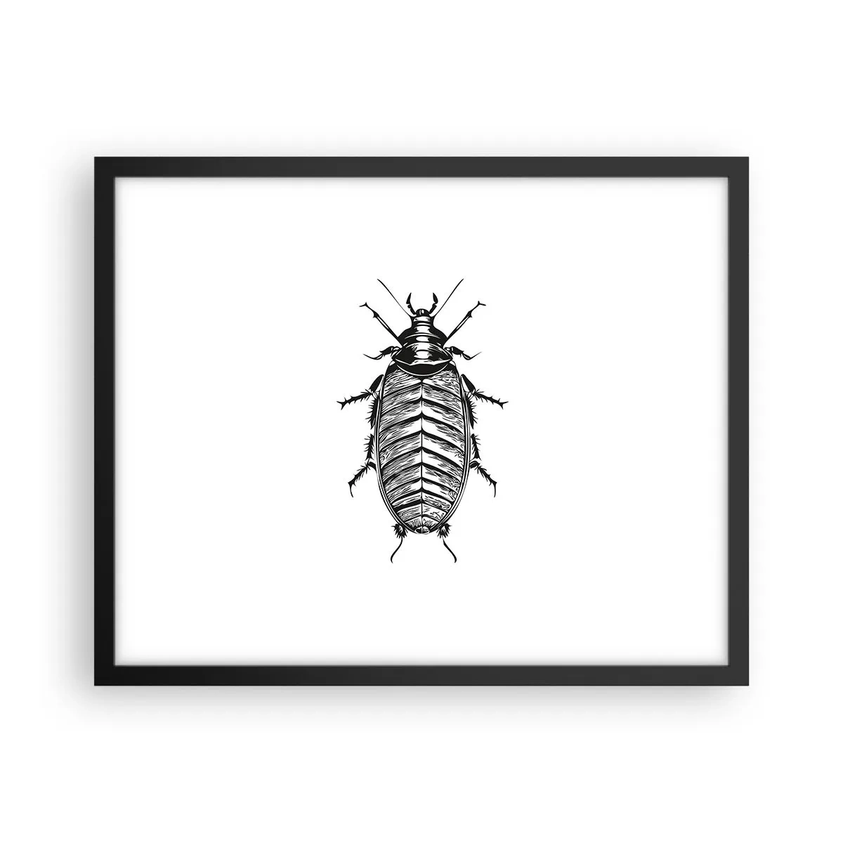 Poster in einem schwarzem Rahmen - Was für ein Exemplar! - 50x40 cm