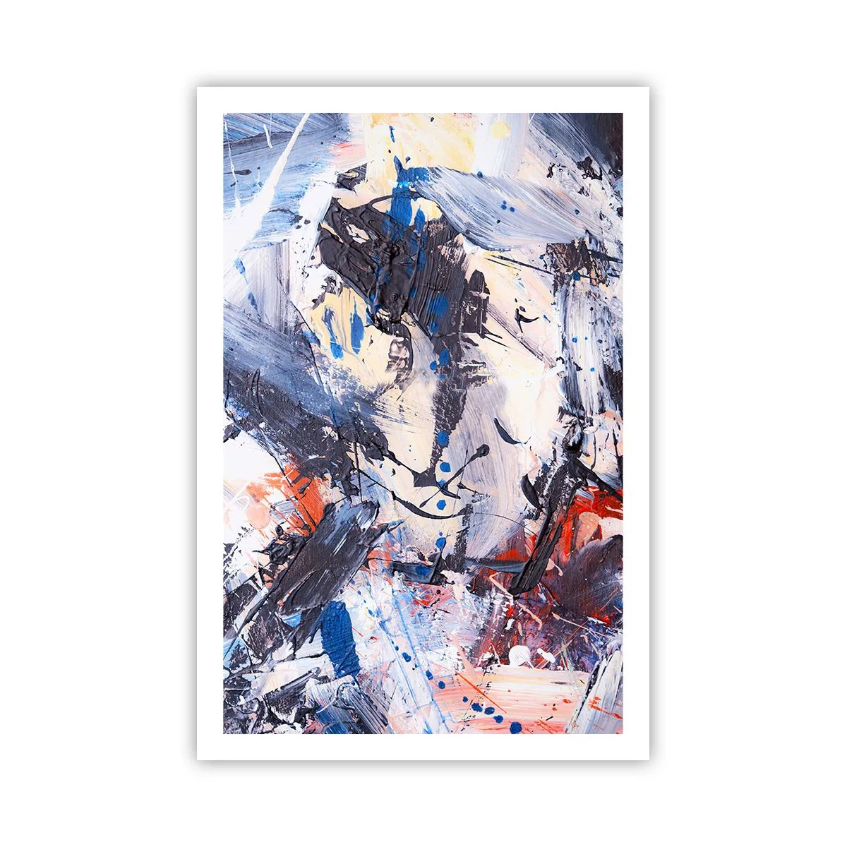 Poster - Verrückter Tanz der Abstraktion - 61x91 cm