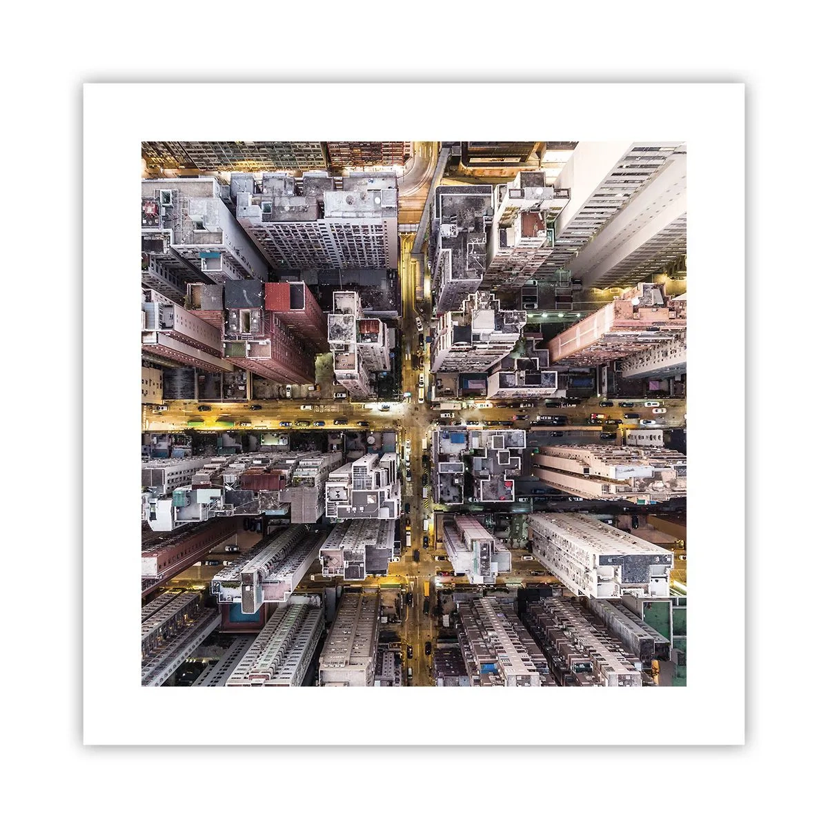 Poster - Grüße aus Hongkong - 40x40 cm