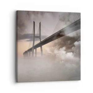 Bild auf Leinwand - Leinwandbild - Auf dem Fluss, den es nicht gibt - 30x30 cm