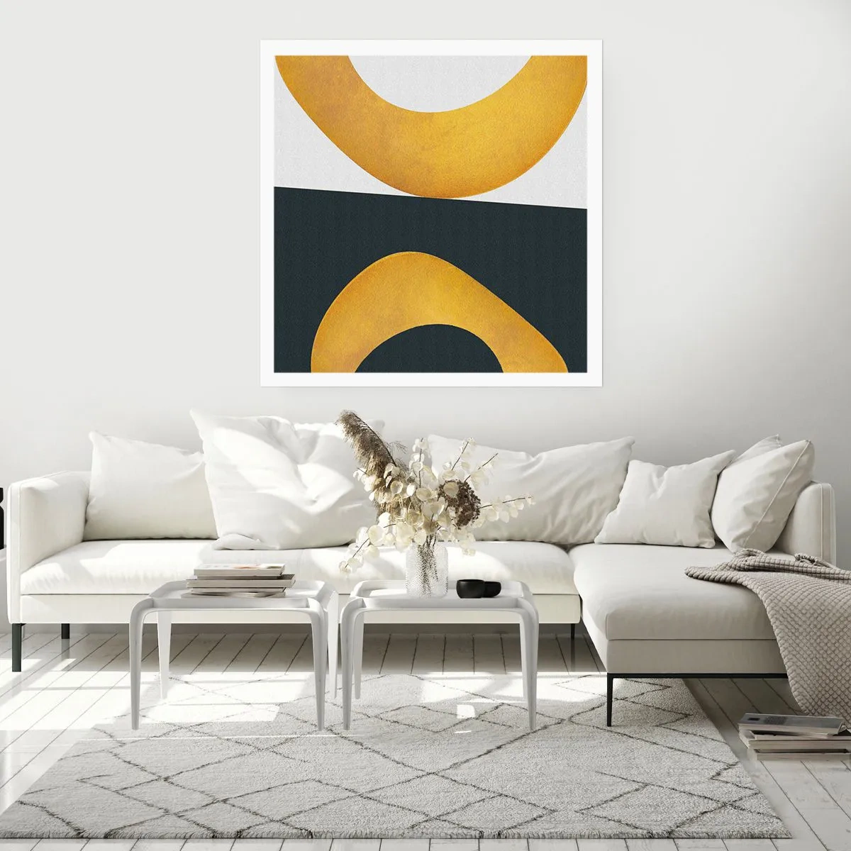 Poster - Erstens: Gold - 40x40 cm