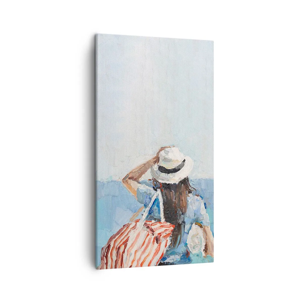 Bild auf Leinwand - Leinwandbild - Willkommen in den Sommerferien - 45x80 cm