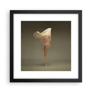 Poster in einem schwarzem Rahmen - Es wird bald auffliegen - 30x30 cm