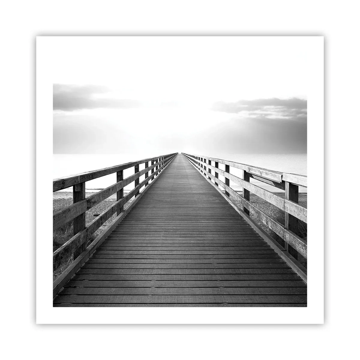 Poster - In die Ferne ... - 60x60 cm