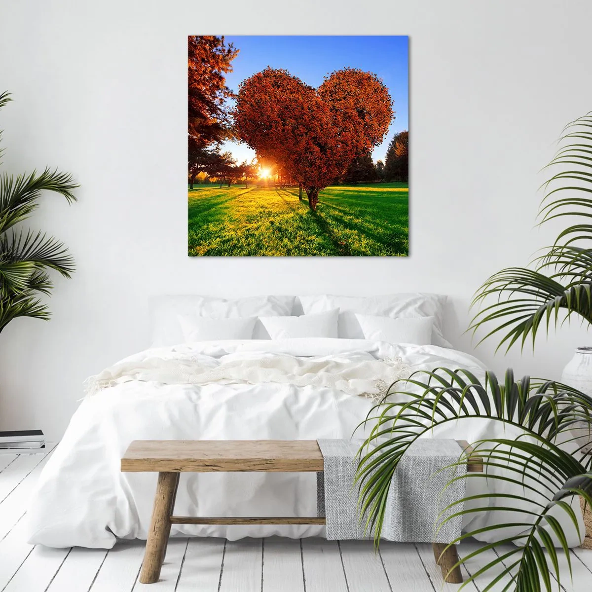 Bild auf Leinwand - Leinwandbild - Und wie man den Herbst nicht liebt - 30x30 cm