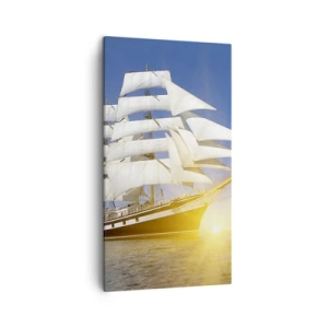 Bild auf Leinwand - Leinwandbild - Ihre Zeit wird nie vergehen - 45x80 cm