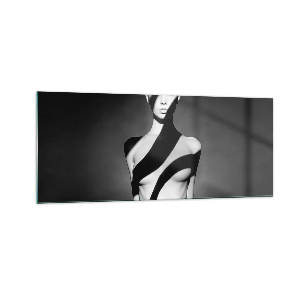 Glasbild - Bild auf glas - In Glanz und Schatten - 100x40 cm