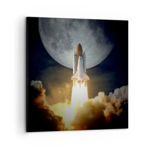 Bild auf Leinwand - Leinwandbild - Beginn eines überirdischen Abenteuers - 50x50 cm