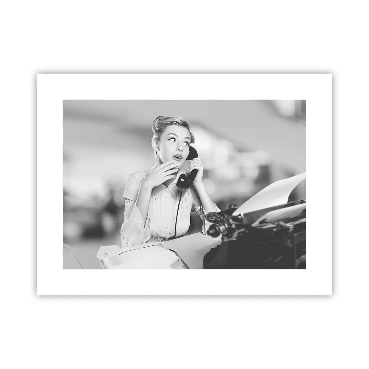 Poster - Hallo, wir sind in den 1950er Jahren. - 40x30 cm