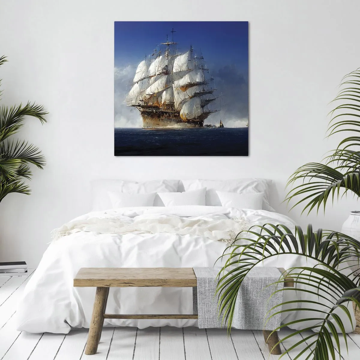 Bild auf Leinwand - Leinwandbild - Der große Ruhm! - 40x40 cm