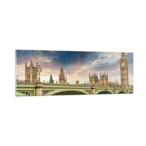 Glasbild - Bild auf glas - Im Imperium ist die Zeit stehen geblieben - 90x30 cm