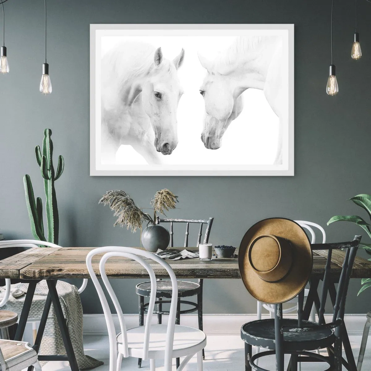 Poster in einem weißen Rahmen - Ist das Freundschaft...? - 40x30 cm