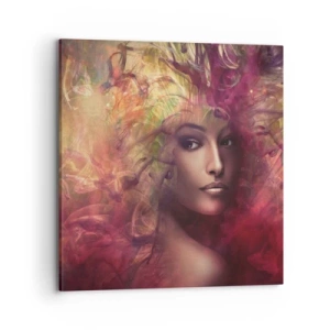 Bild auf Leinwand - Leinwandbild - Ich bin hier! - 70x70 cm