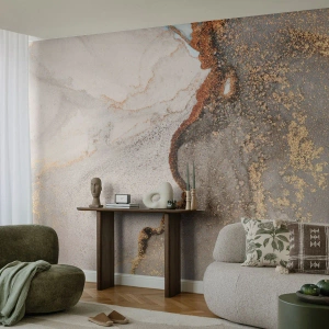 Fototapete Standard Eco - An der Grenze der Farben - Abstraktion, Stück, Moderne Kunst - 250x175 cm