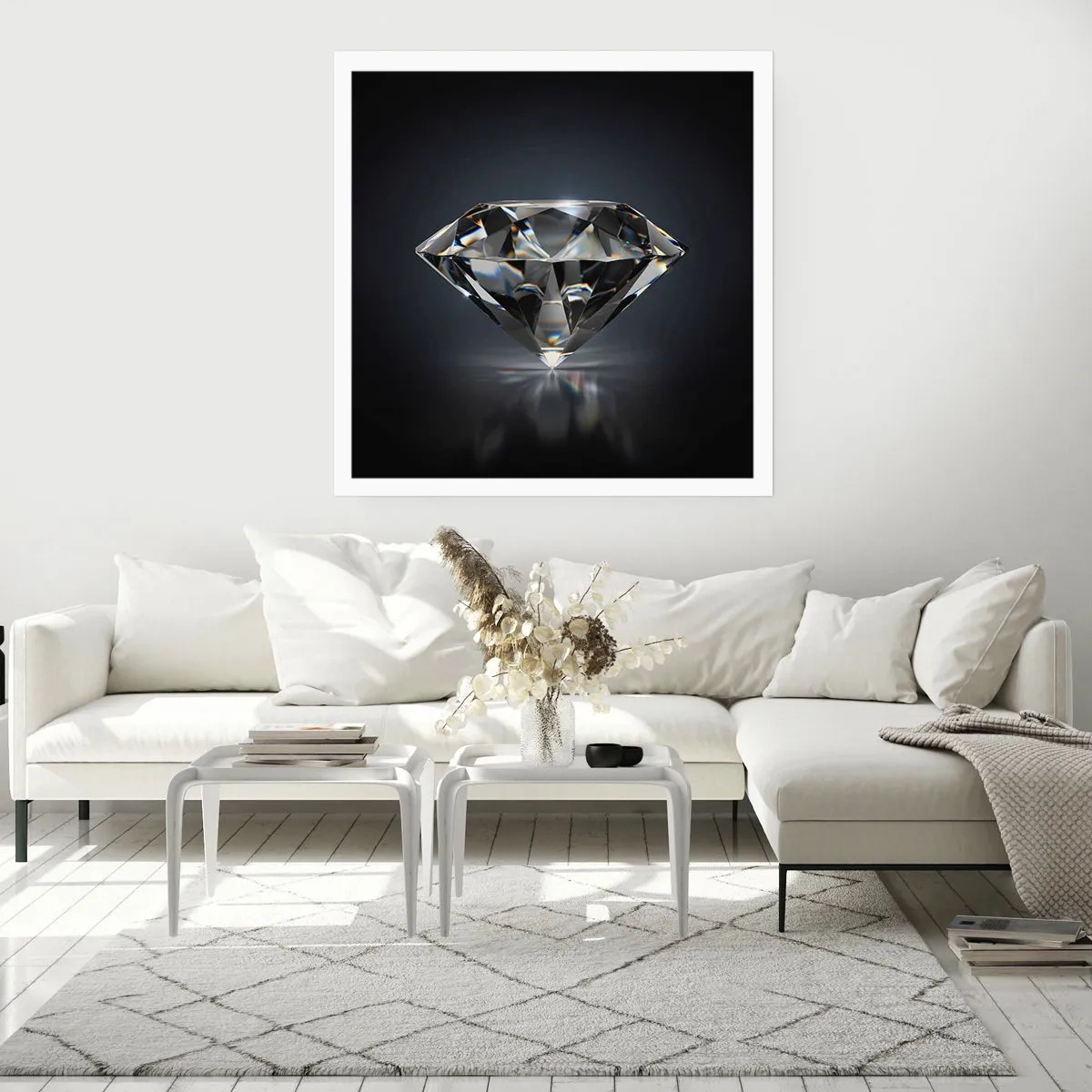 Poster - Beste Freundin - 60x60 cm