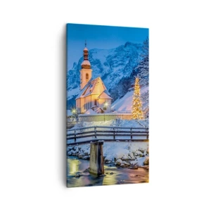 Bild auf Leinwand - Leinwandbild - Weihnachtsgeist - 45x80 cm