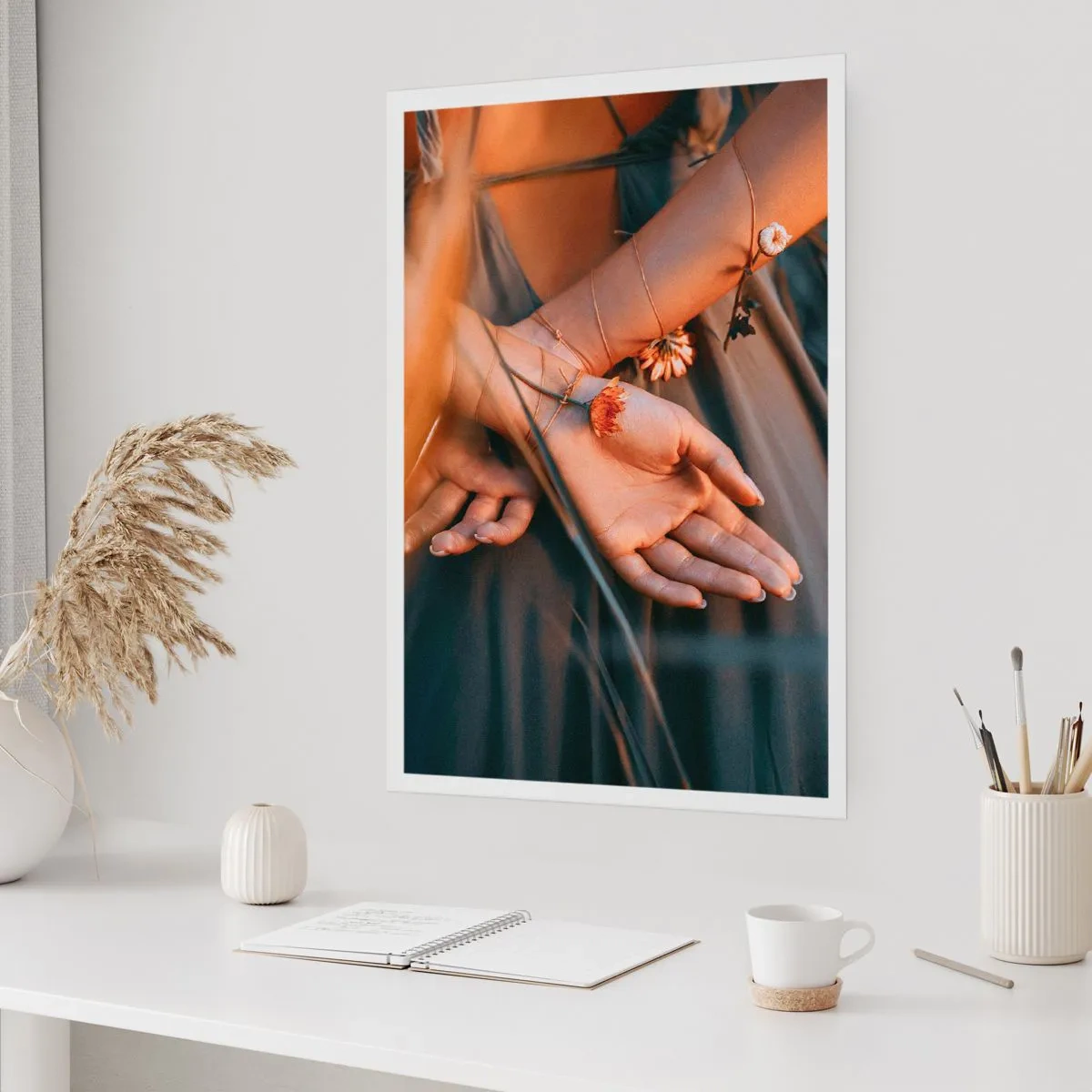 Poster - Verbunden mit der Natur - 30x40 cm