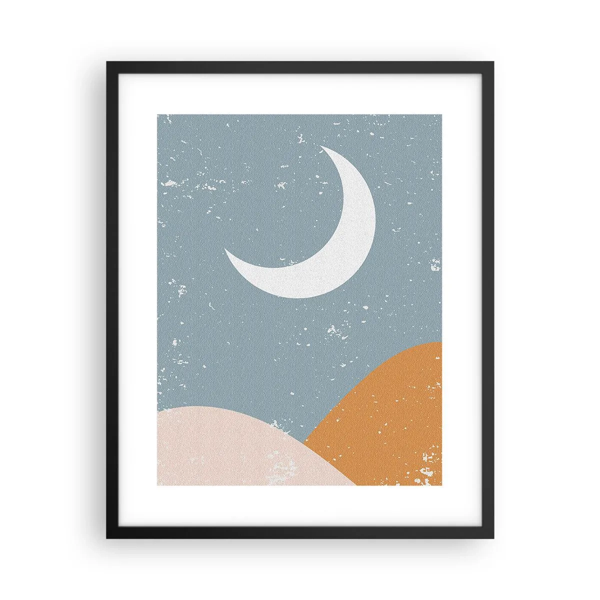 Poster in einem schwarzem Rahmen - Wunder vieler Nächte - 40x50 cm