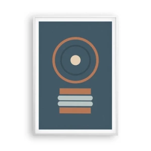 Poster in einem weißen Rahmen - Das Wesen der Dinge - 70x100 cm