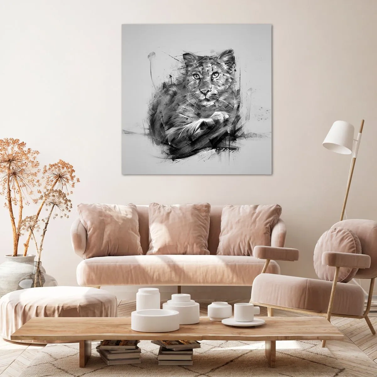 Bild auf Leinwand - Leinwandbild - Ja, ich höre aufmerksam zu - 60x60 cm