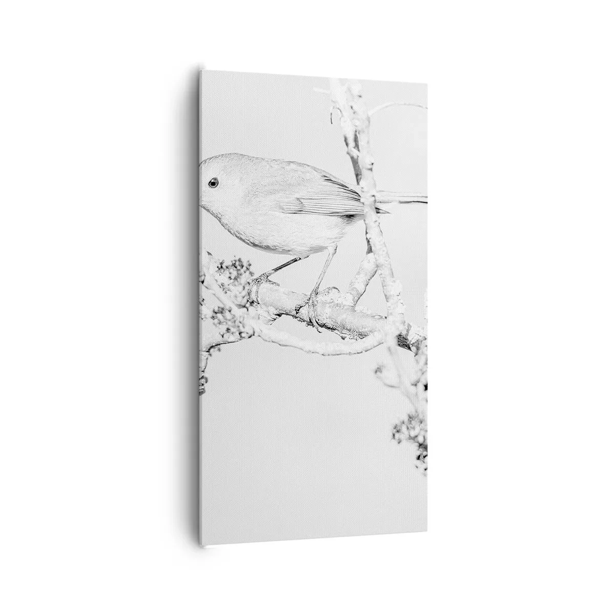 Bild auf Leinwand - Leinwandbild - Wintermorgen - 65x120 cm