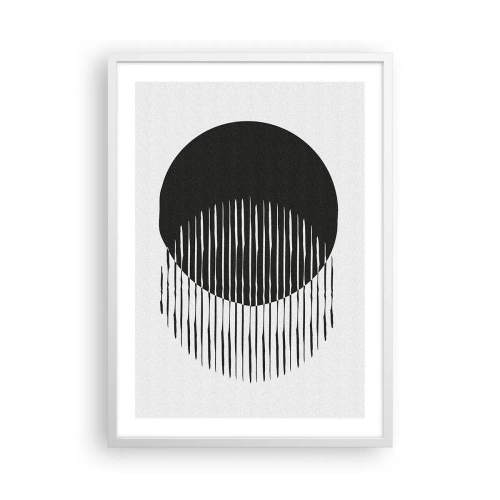 Poster in einem weißen Rahmen - Sein Alter Ego - 50x70 cm