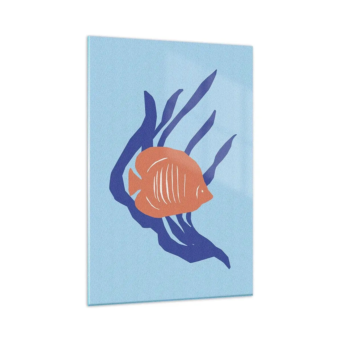 Glasbild - Bild auf glas - Bewohnerin von Korallengewässern - 80x120 cm