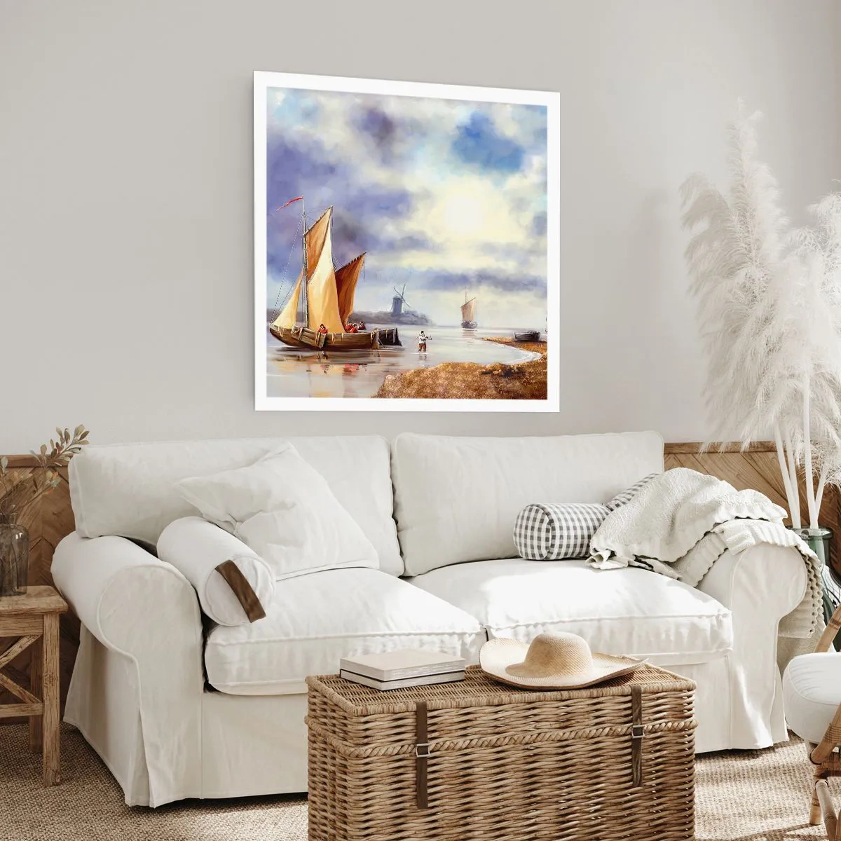 Poster - Die Rückkehr der Seeleute - 30x30 cm