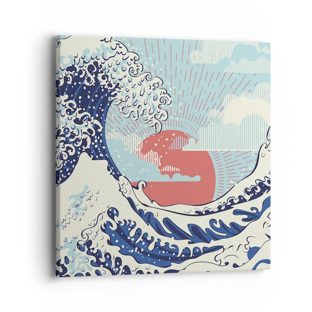 Bild auf Leinwand - Leinwandbild - Von japanischer Inspiration - 40x40 cm