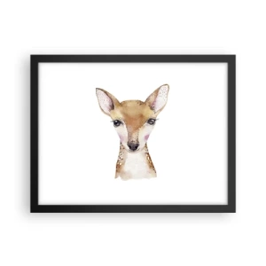 Poster in einem schwarzem Rahmen - Die Natur der Unschuld - 40x30 cm