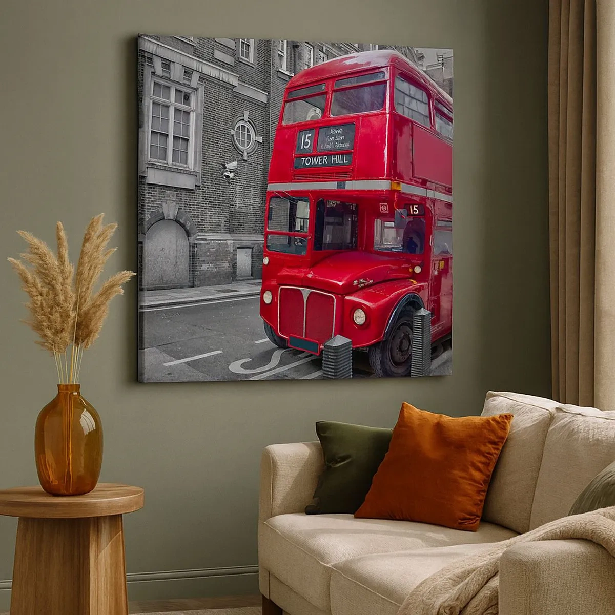 Bild auf Leinwand - Leinwandbild - Immer gleich - 30x30 cm