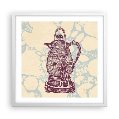 Poster in einem weißen Rahmen - Schönheit des Alltags - 50x50 cm