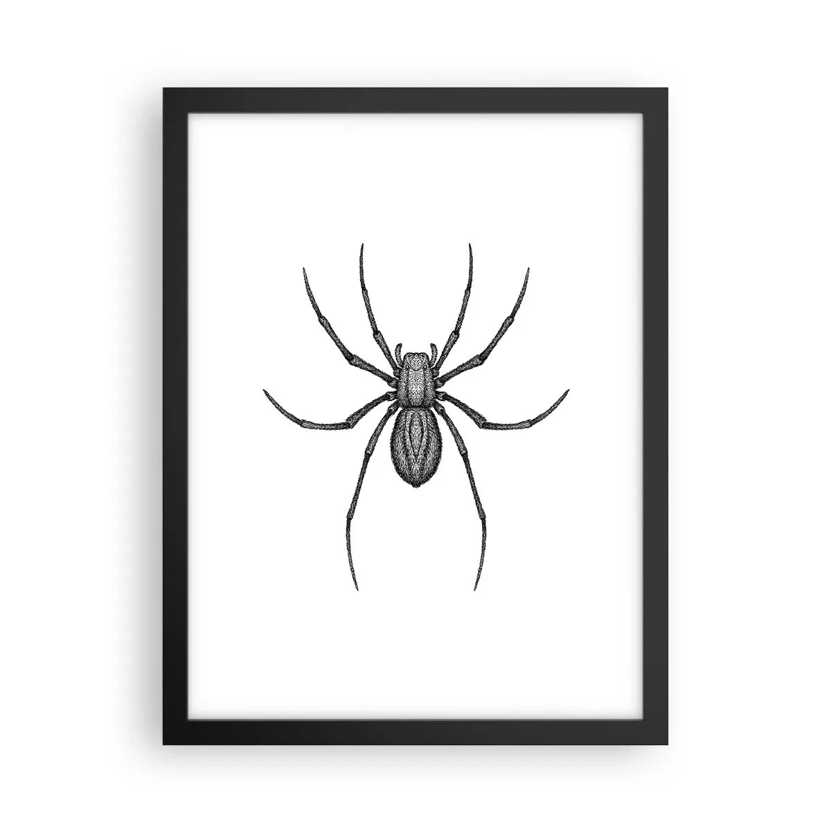 Poster in einem schwarzem Rahmen - Beunruhigende Präzision - 30x40 cm