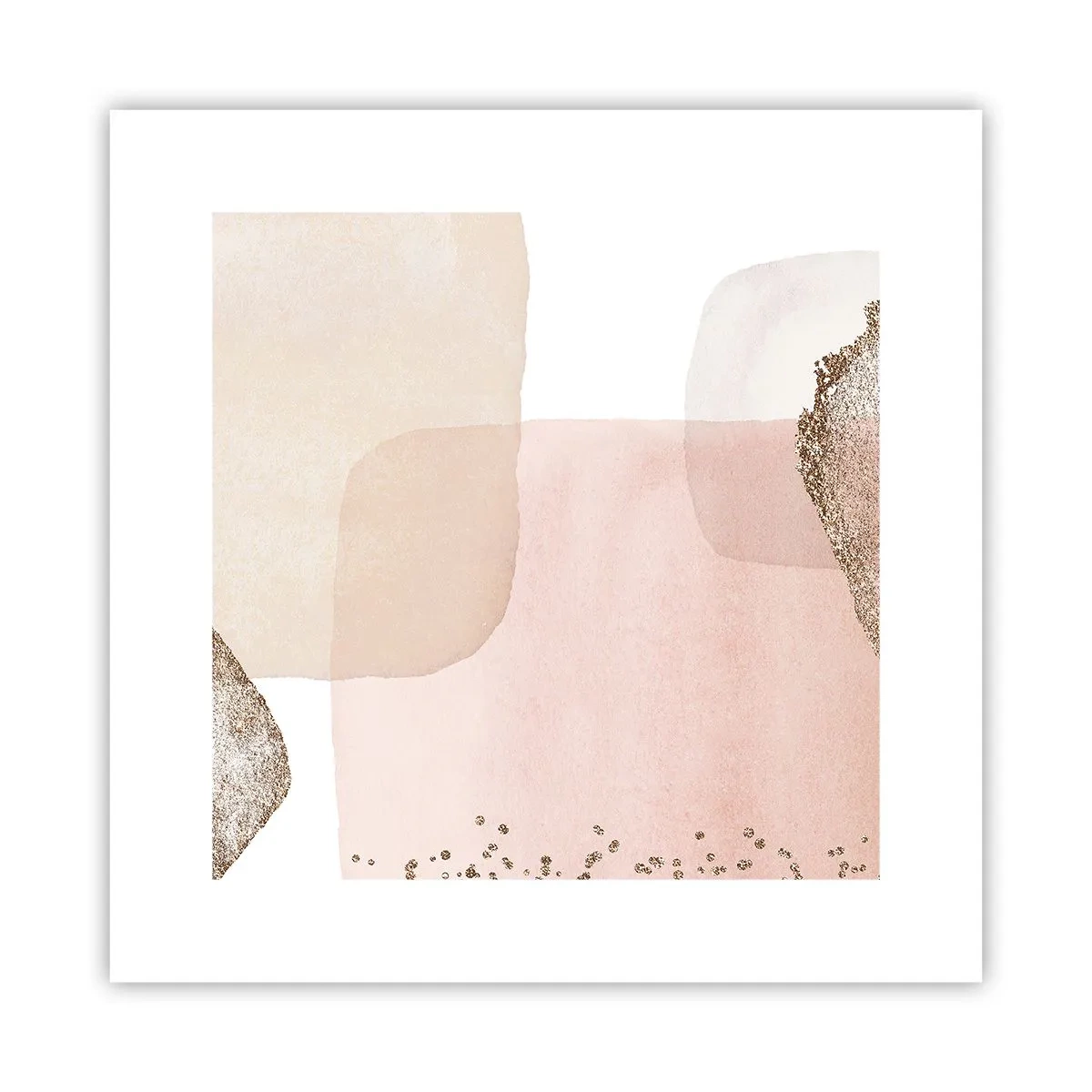 Poster - Ein Blick durch die Farbe - 30x30 cm