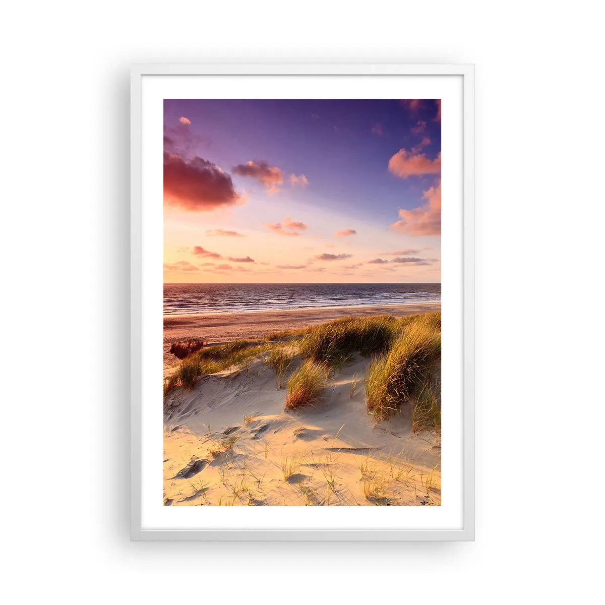 Poster in einem weißen Rahmen - Die Luft riecht schon im Sommer - 50x70 cm