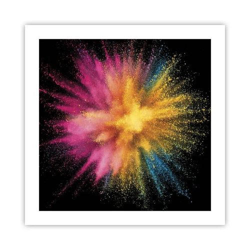 Poster - Die Geburt der Farben - 50x50 cm