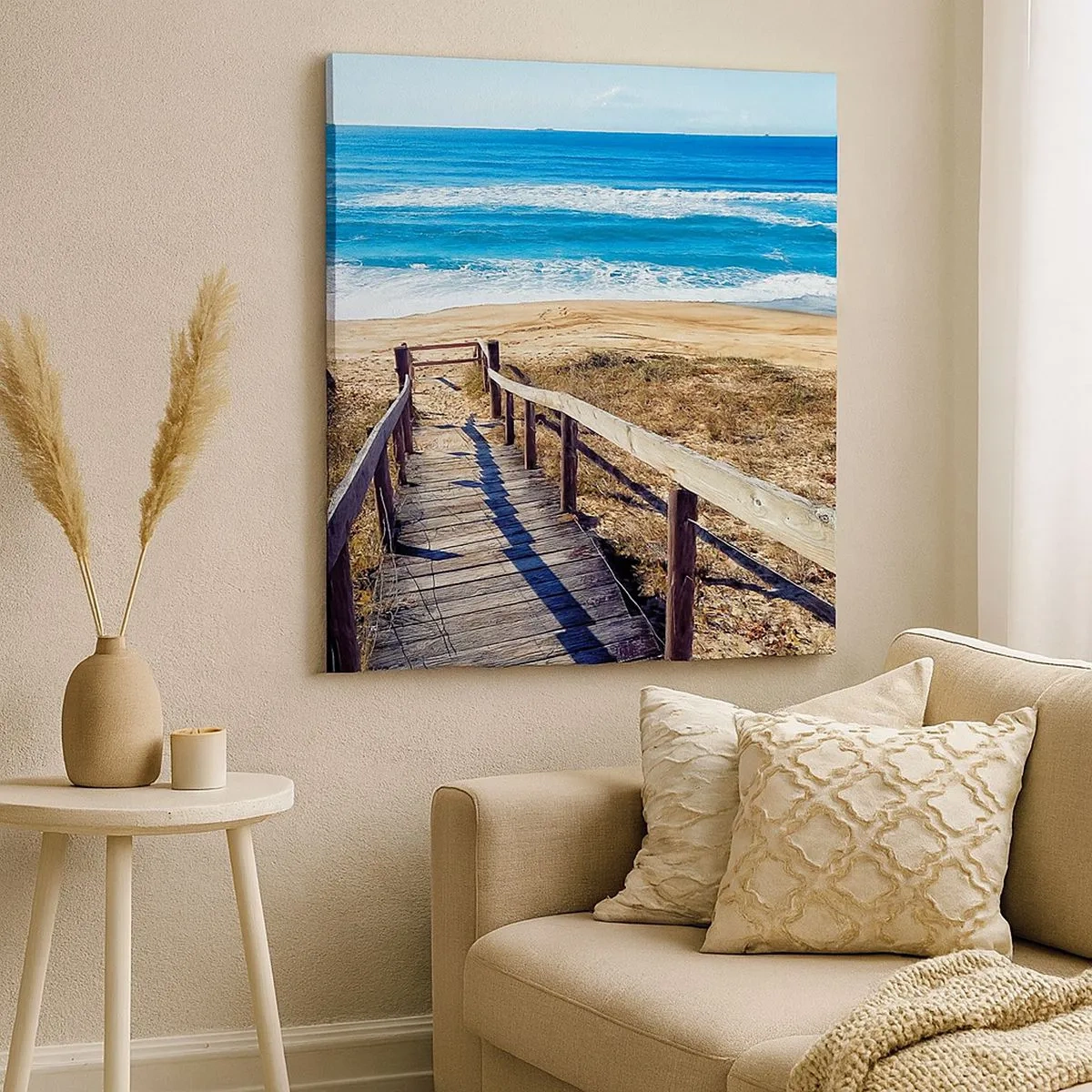 Bild auf Leinwand - Leinwandbild - Lauf! - 30x30 cm