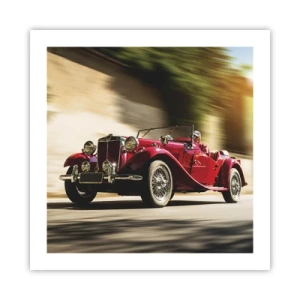 Poster - Schöner als Nike von Samothrake - 50x50 cm