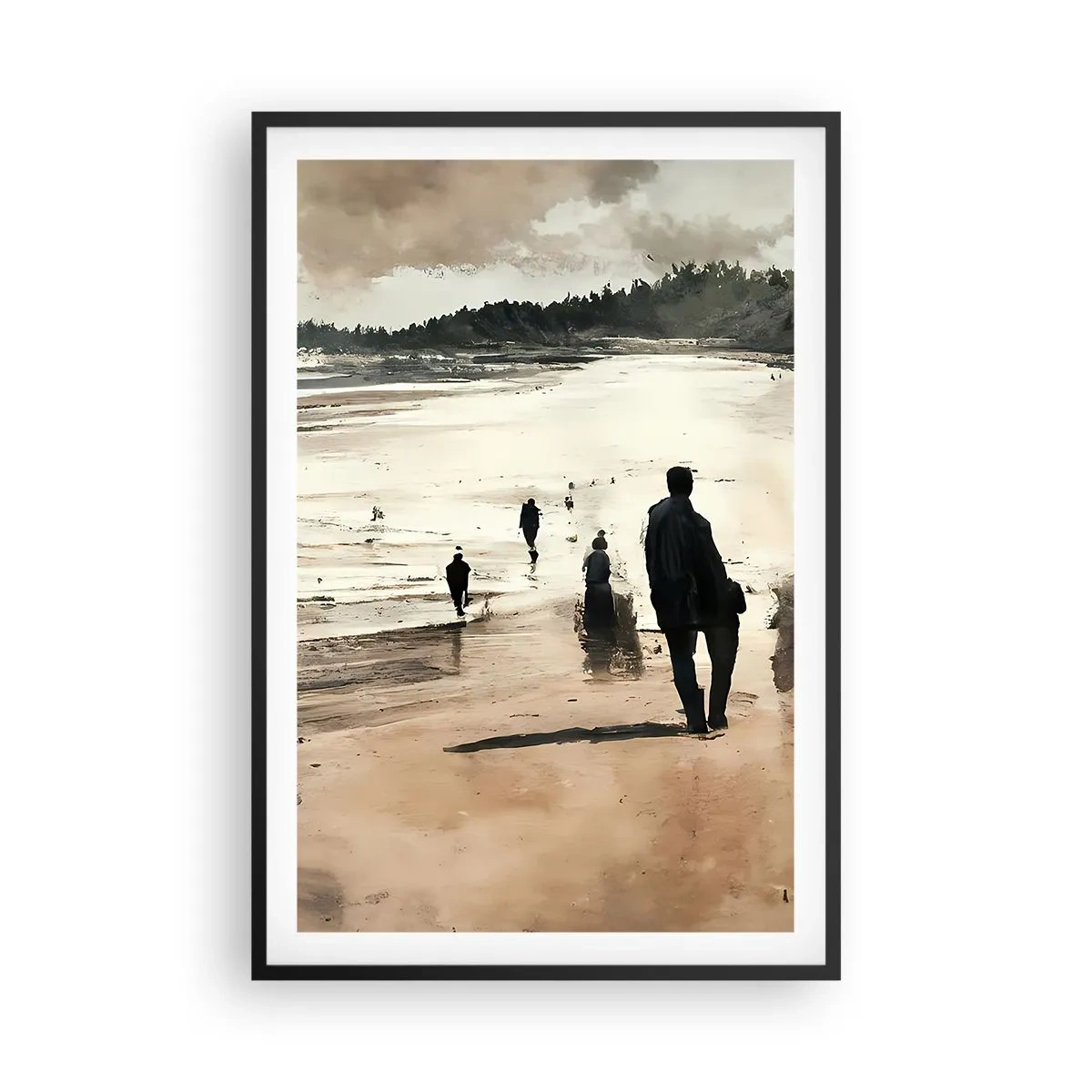Poster in einem schwarzem Rahmen - Einberufen - 61x91 cm