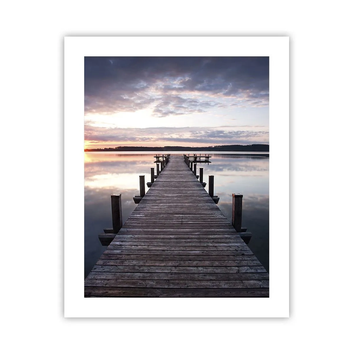 Poster - Eine stille Grenze zwischen Tag und Nacht - 40x50 cm