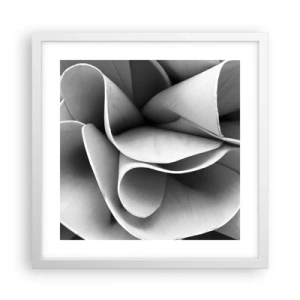 Poster in einem weißen Rahmen - Es passiert im Weltraum - 40x40 cm