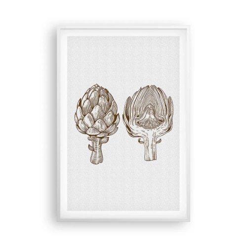 Poster in einem weißen Rahmen - Anatomie-Lektion - 61x91 cm