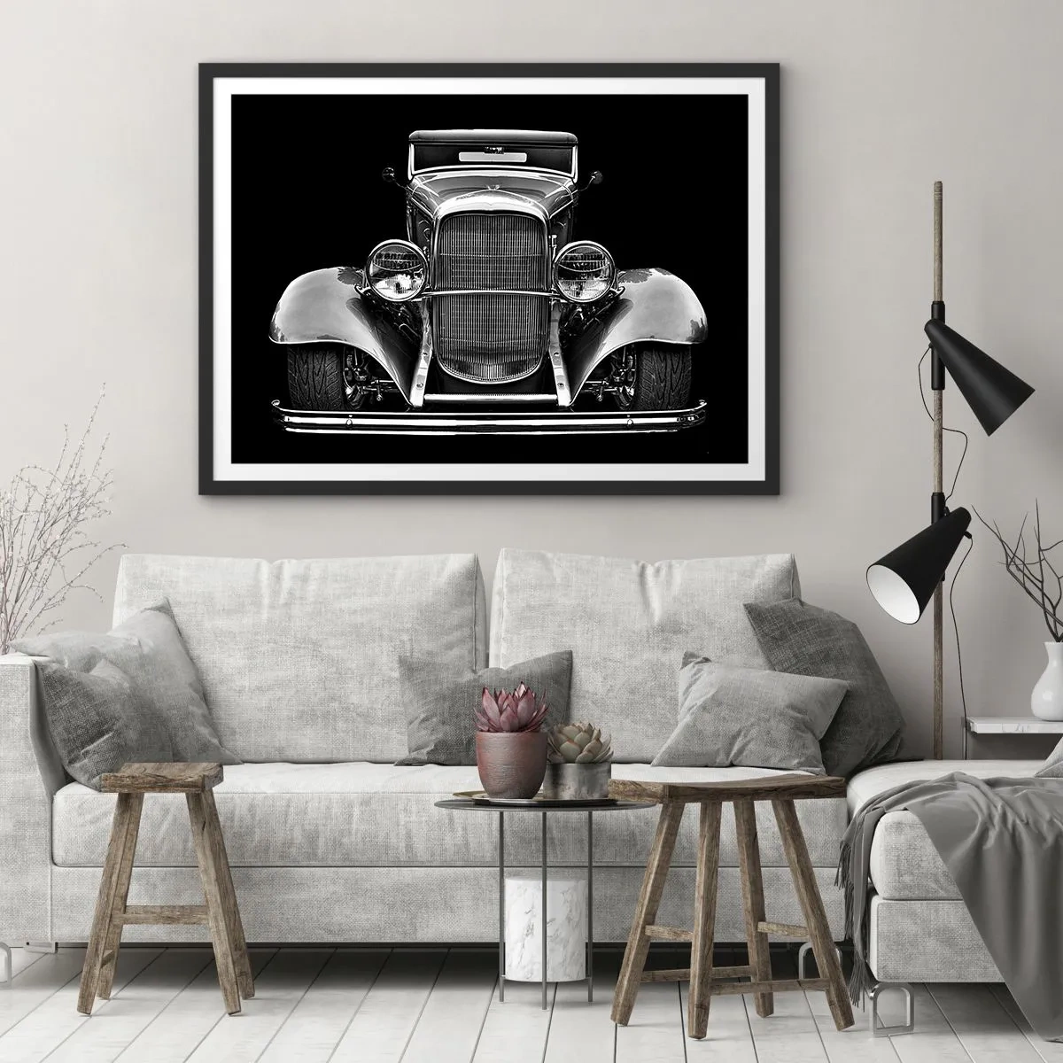 Poster in einem schwarzem Rahmen - Wahrer Gentleman - 40x30 cm