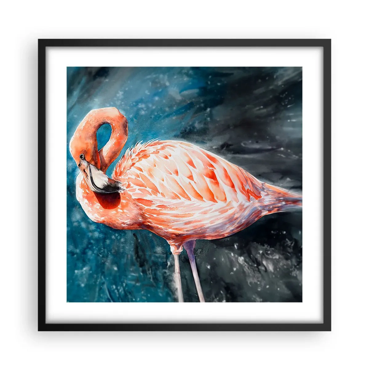 Poster in einem schwarzem Rahmen - Von Natur aus dekorativ - 50x50 cm