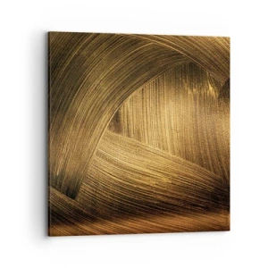 Bild auf Leinwand - Leinwandbild - In einem goldenen Labyrinth - 70x70 cm
