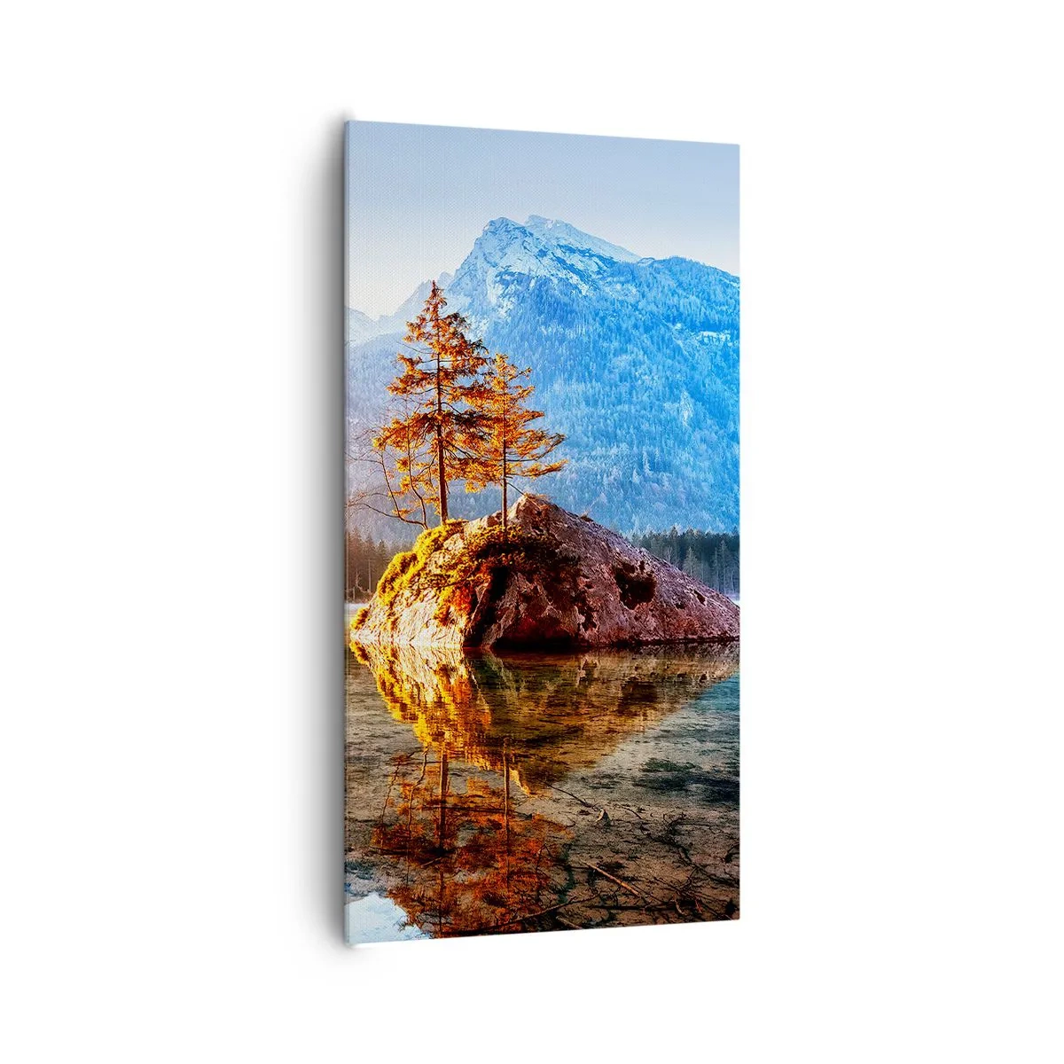 Bild auf Leinwand - Leinwandbild - Natur in neuem Licht - 65x120 cm