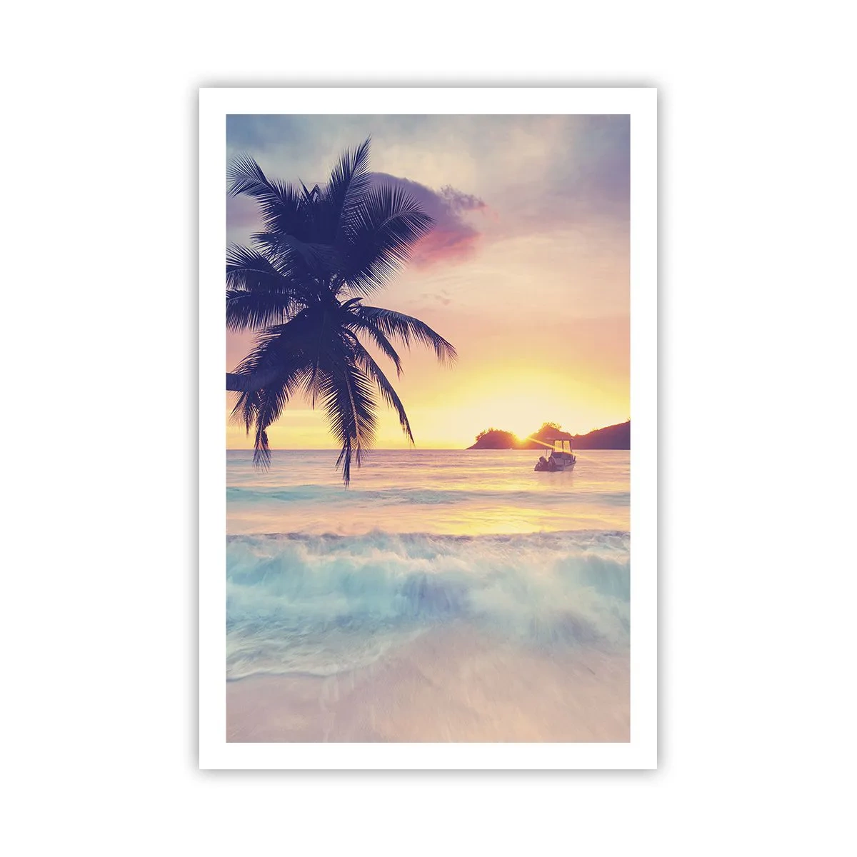 Poster - Ein Abend in der Bucht - 61x91 cm