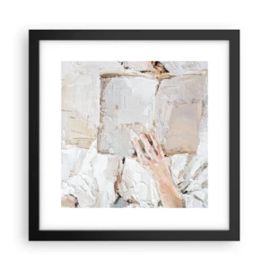 Poster in einem schwarzem Rahmen - In einer anderen Welt - 30x30 cm